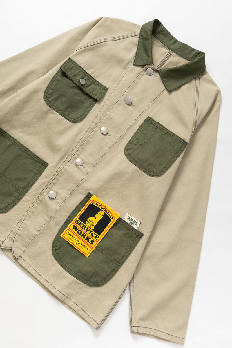 Service Works - Coverall 2.0 - Khaki/Olive – Service Works London