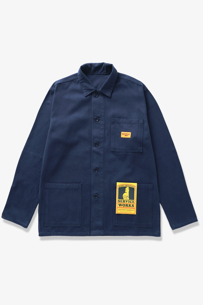 Moleskin Coverall Jacket - Navy