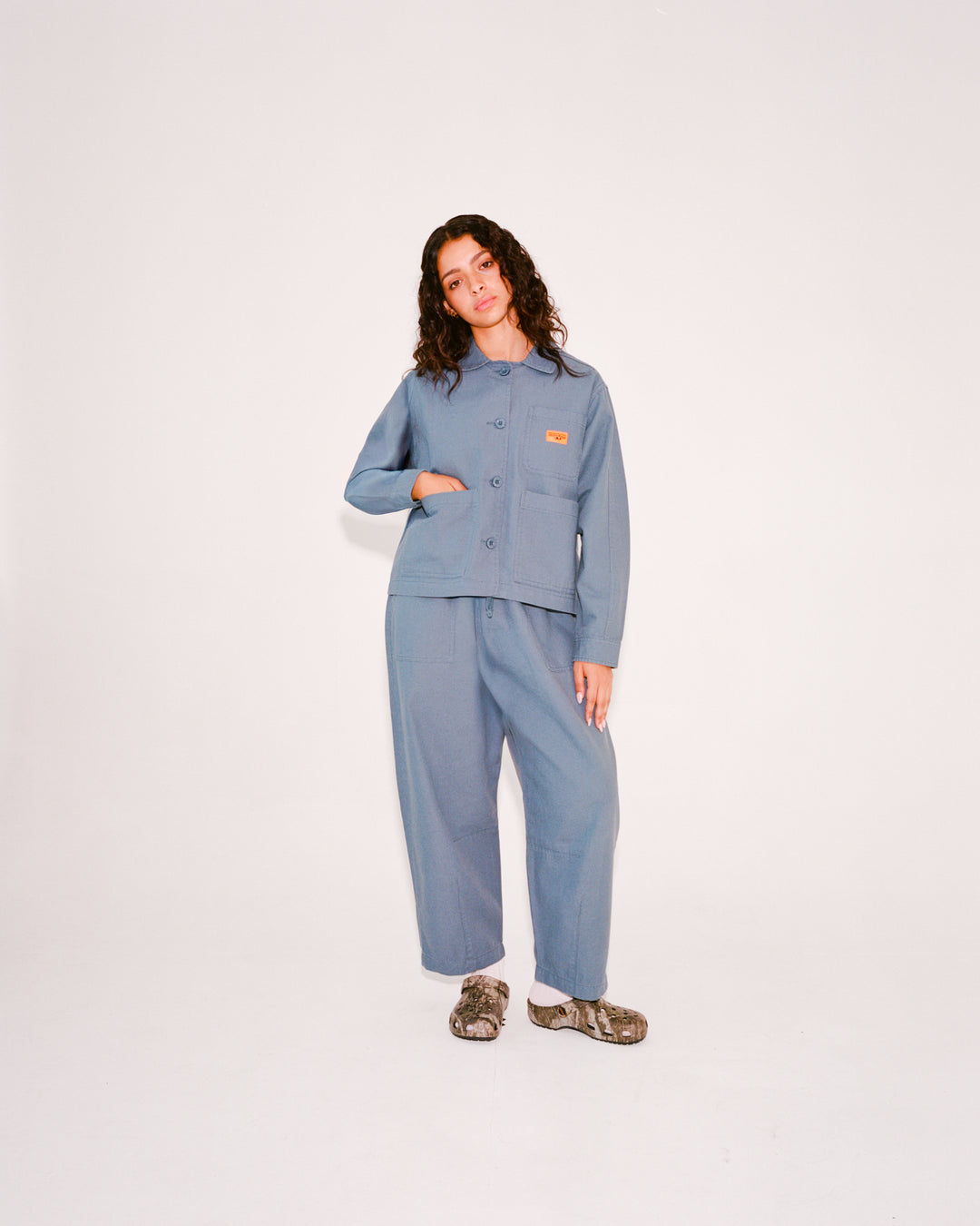 Women's Barrel Pants - Slate