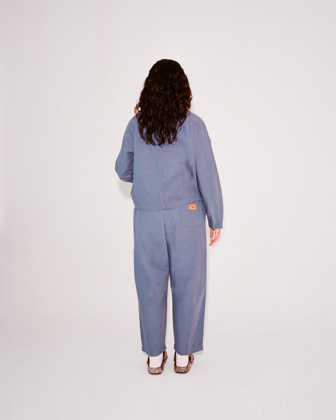 Women's Cropped Work Jacket - Slate