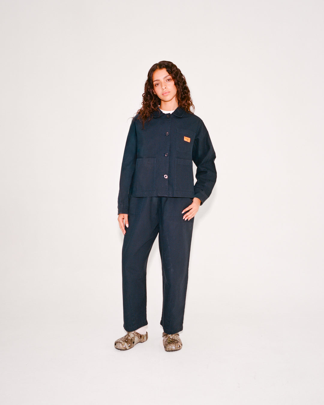 Women's Barrel Pants - Dark Navy