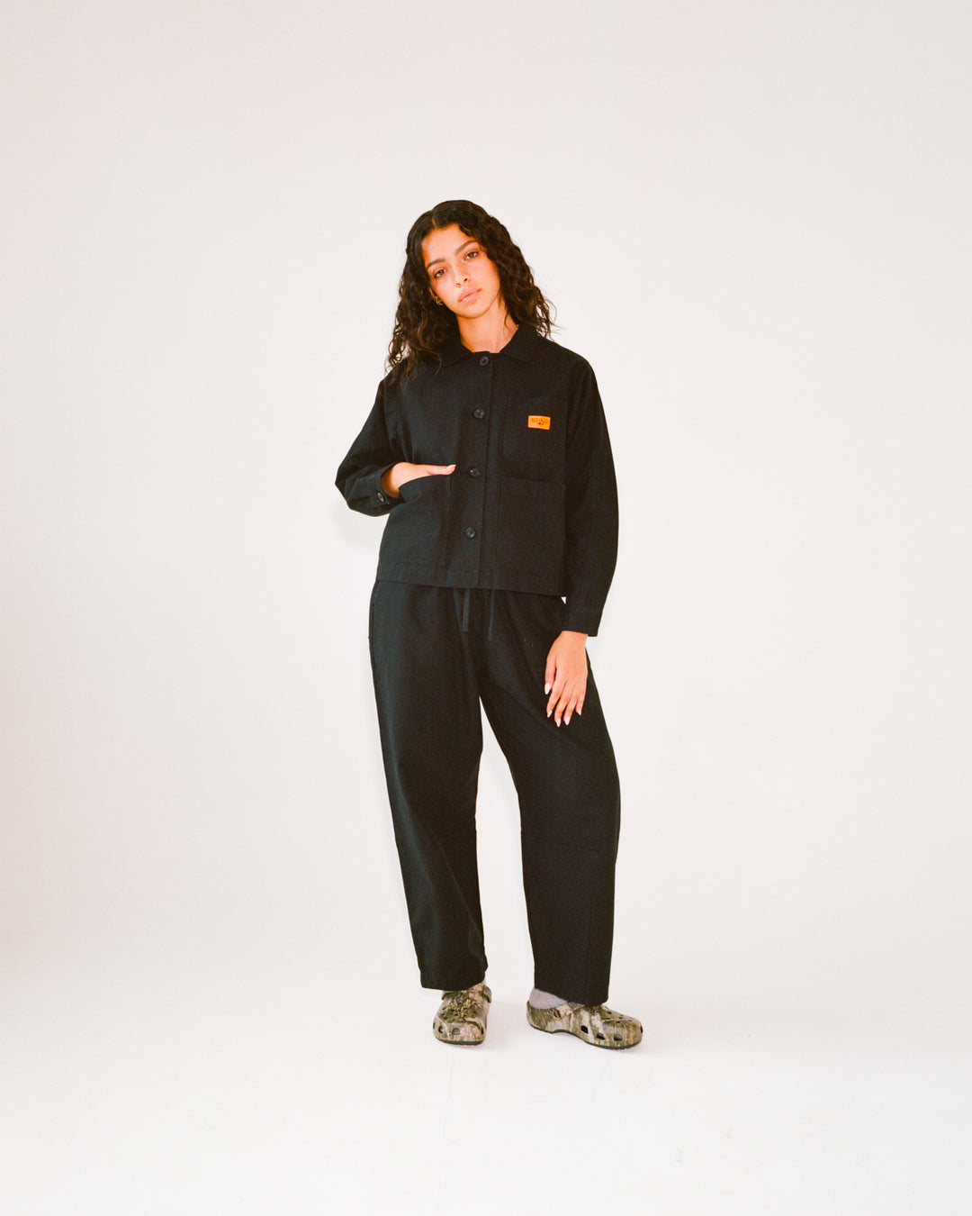 Women's Barrel Pants - Black