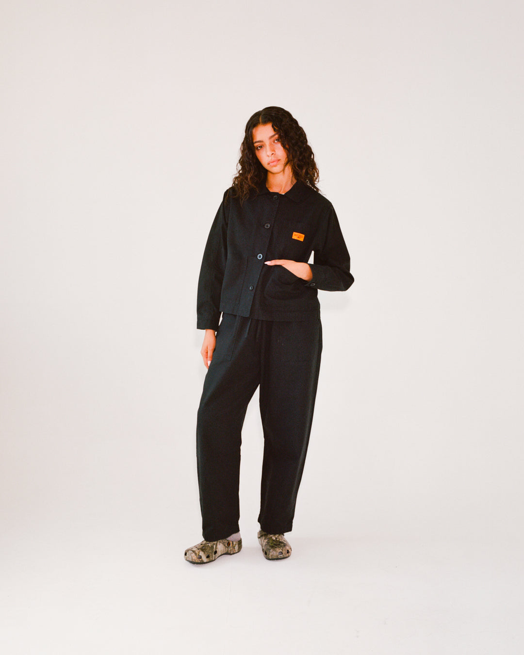 Women's Barrel Pants - Black