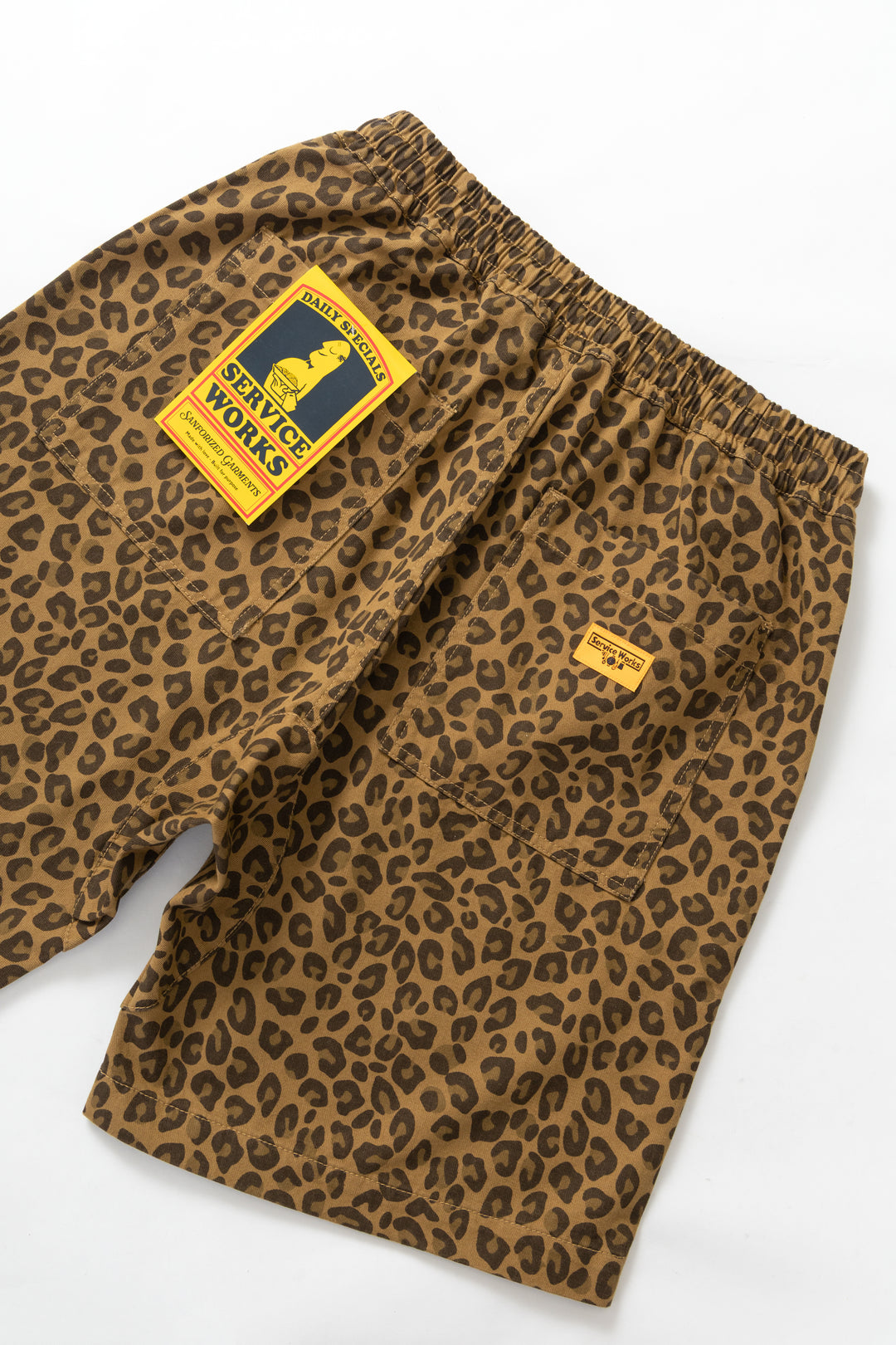 Patterned Chef Shorts - Leopard