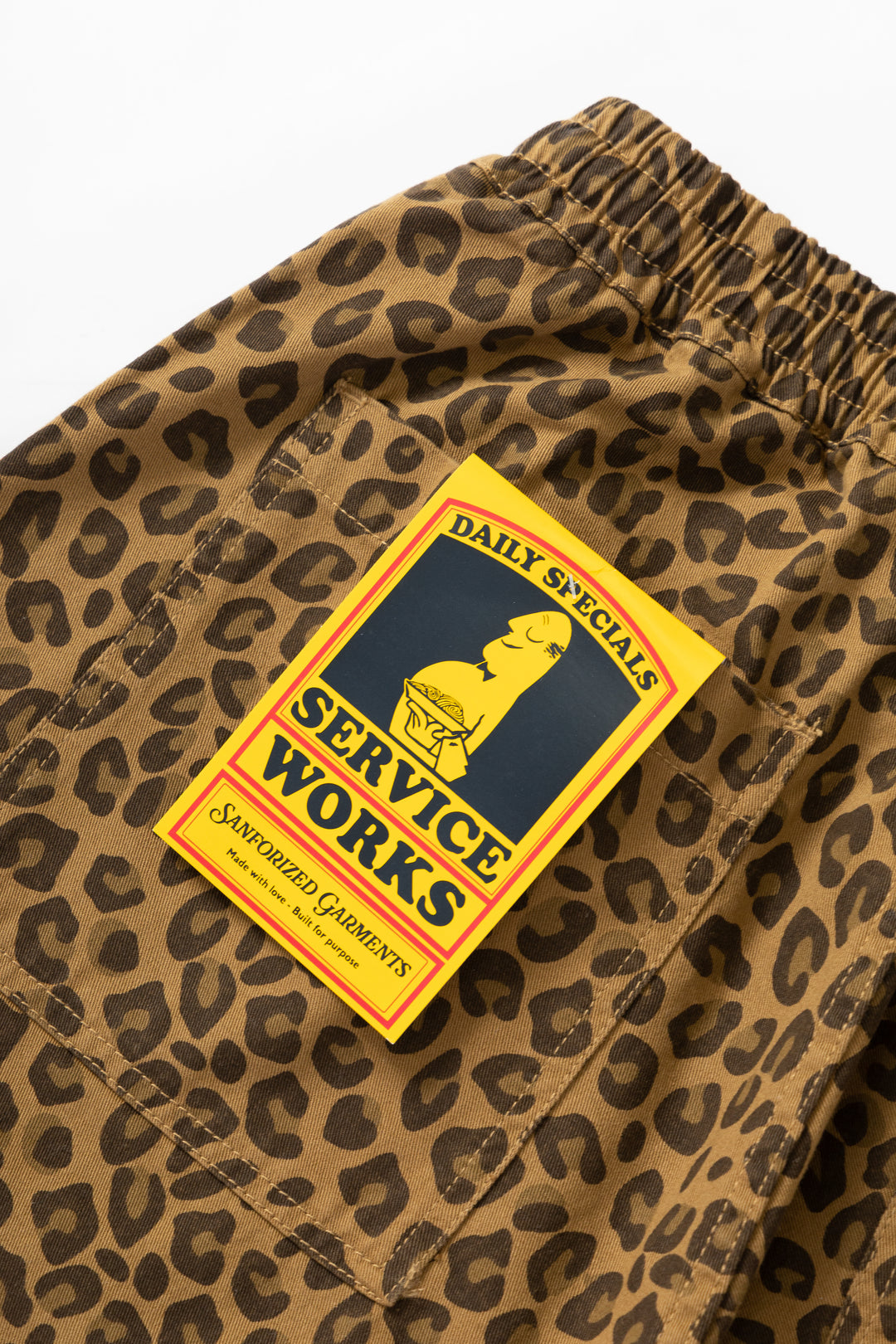 Patterned Chef Shorts - Leopard