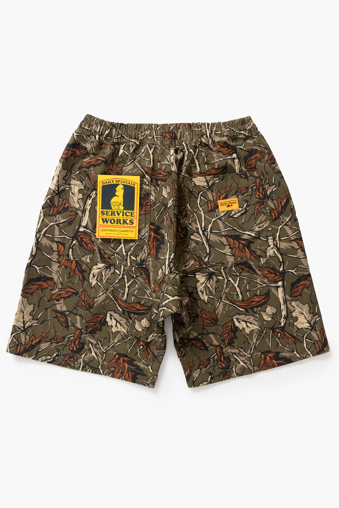 Patterned Chef Shorts - Real Tree