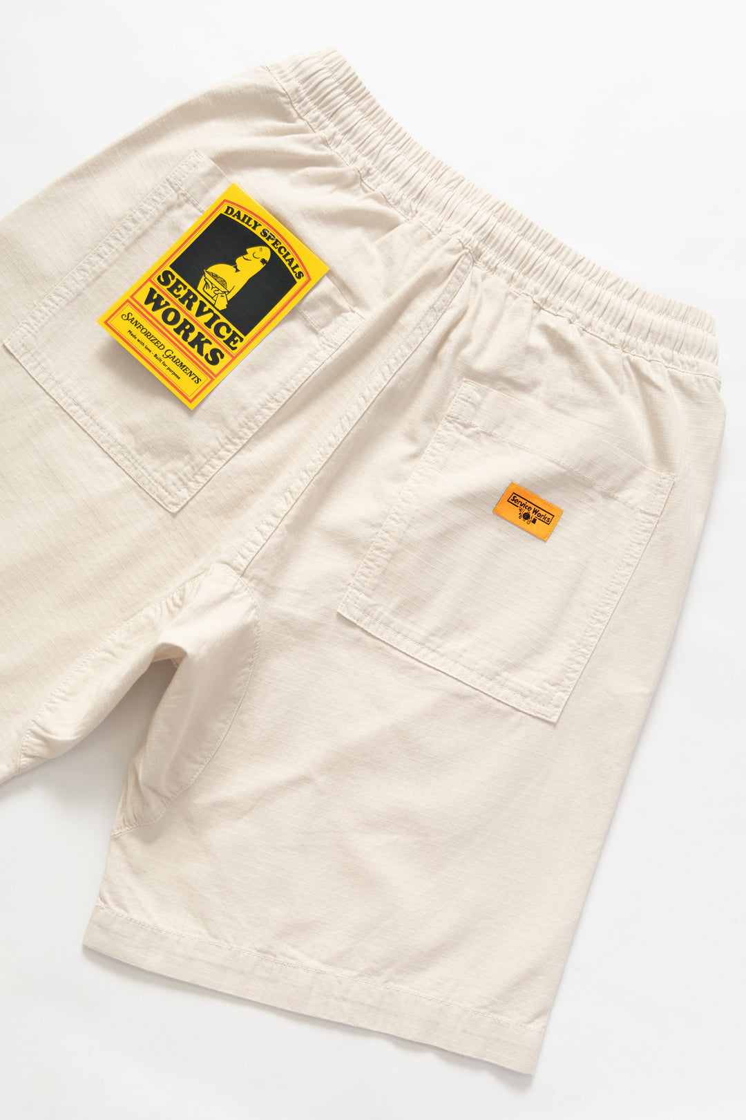 Ripstop Chef Shorts - Bone