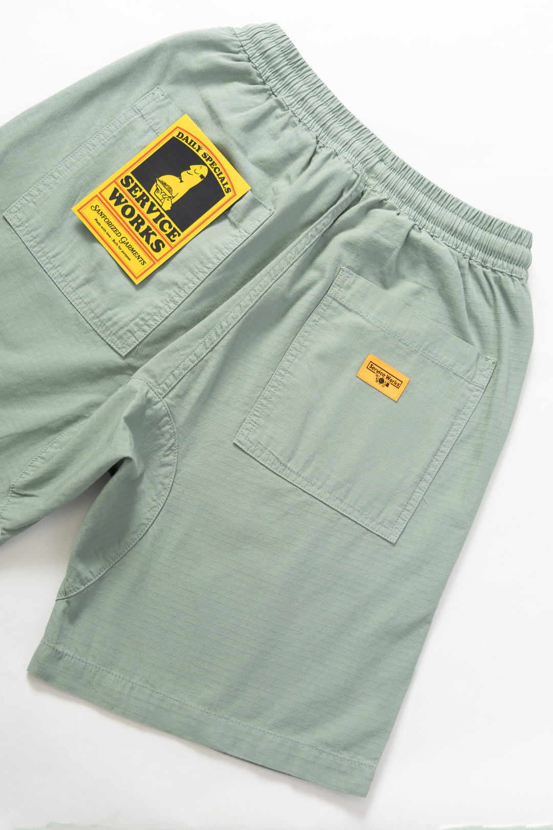 Ripstop Chef Shorts - Sage