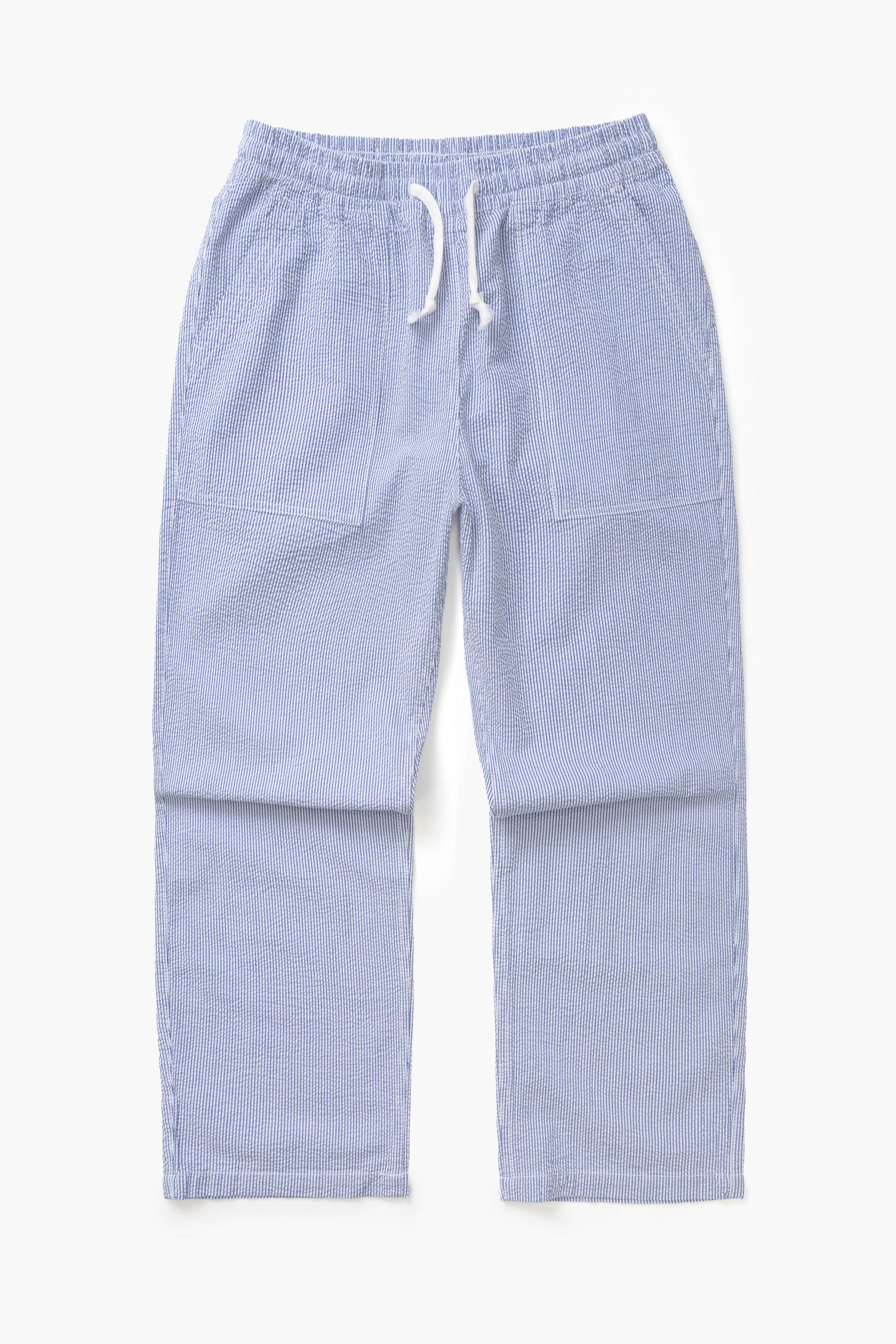 Seersucker Chef Pants - Navy Stripe – Service Works London