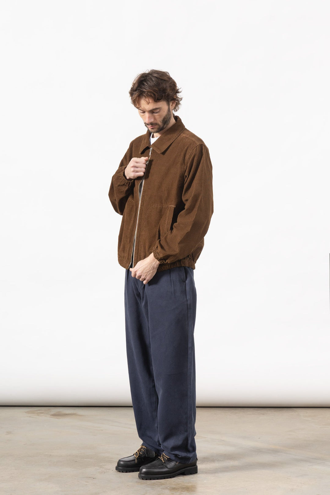 Fine Cord Work Jacket - Bark