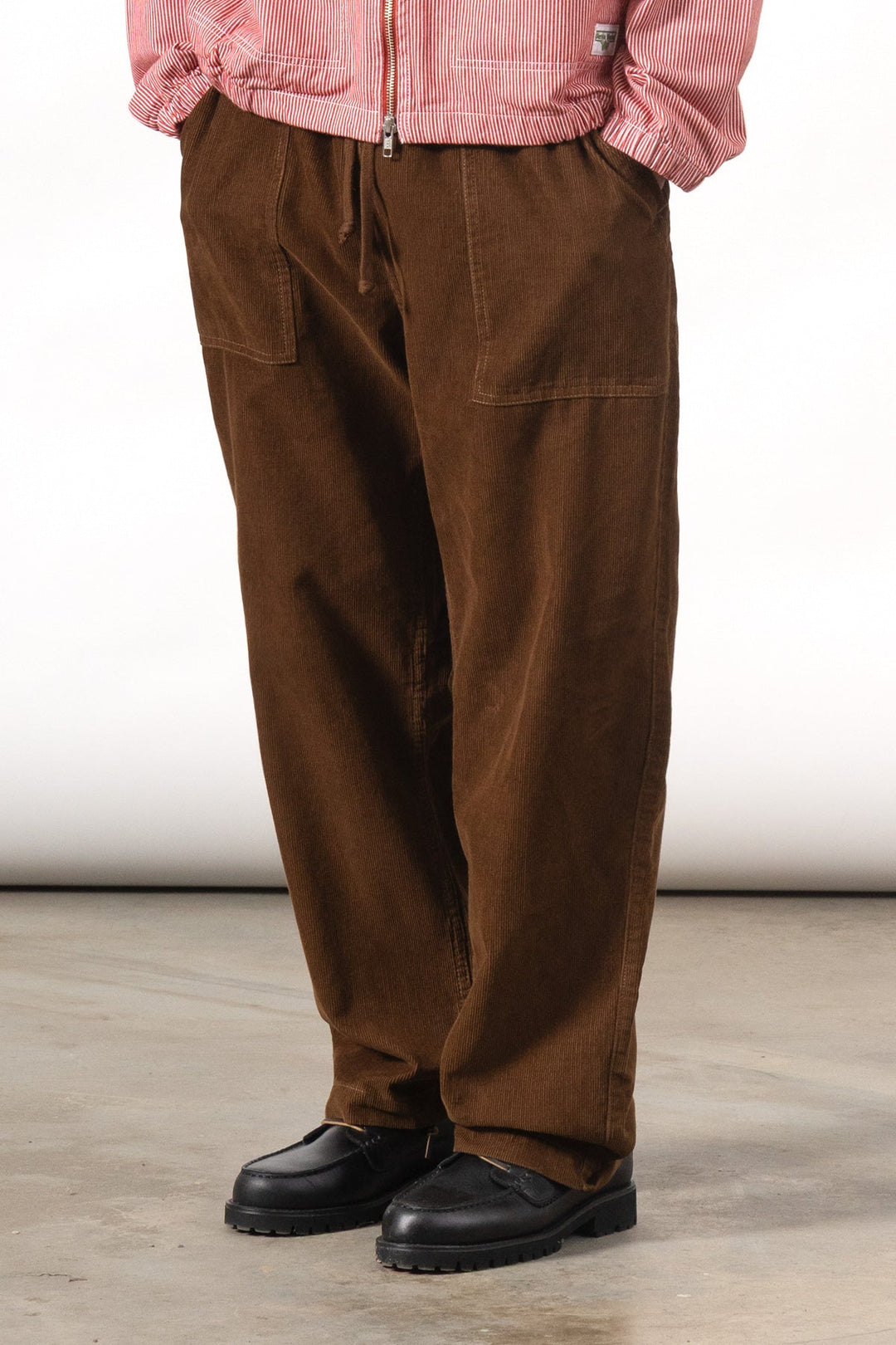 Fine Cord Chef Pants - Bark