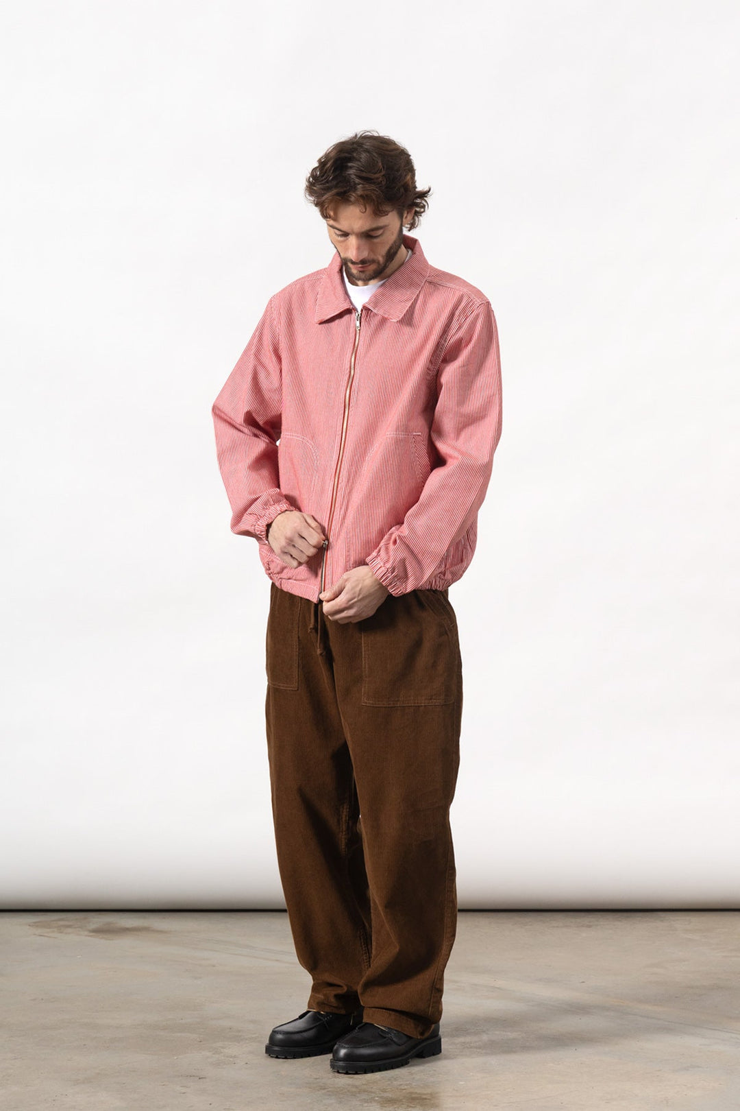 Fine Cord Chef Pants - Bark