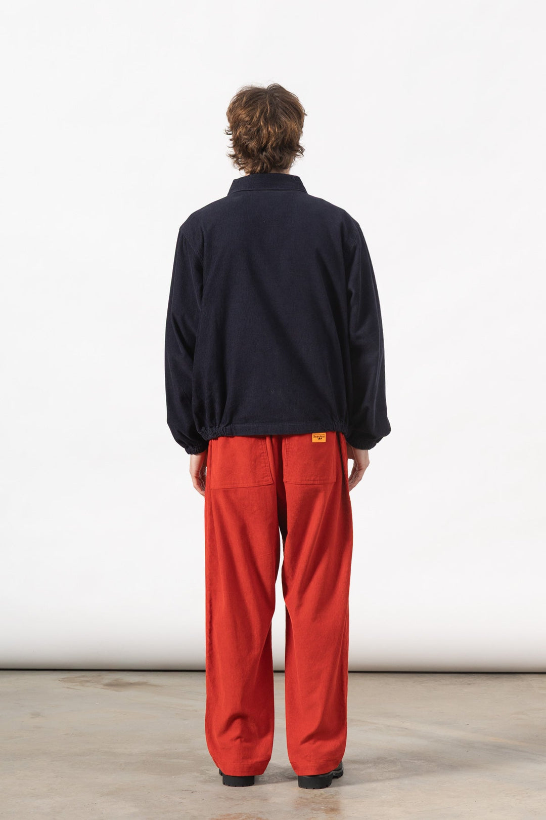 Fine Cord Chef Pants - Red