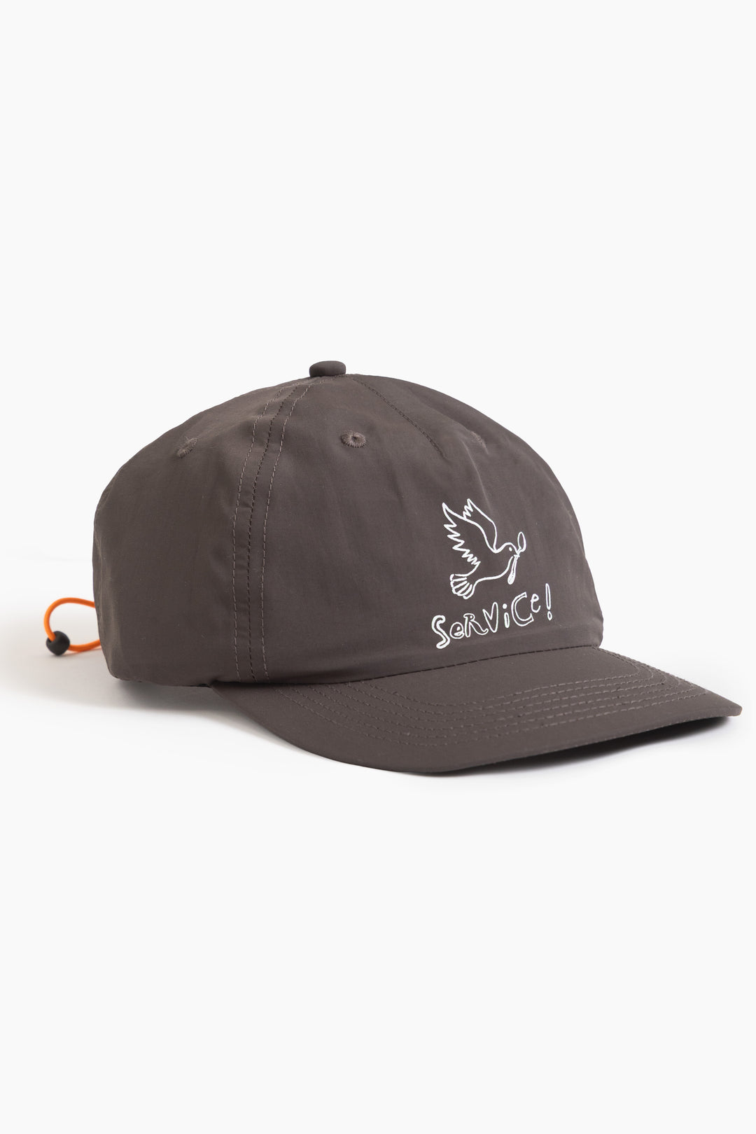 Nylon Dove Cap - Brown