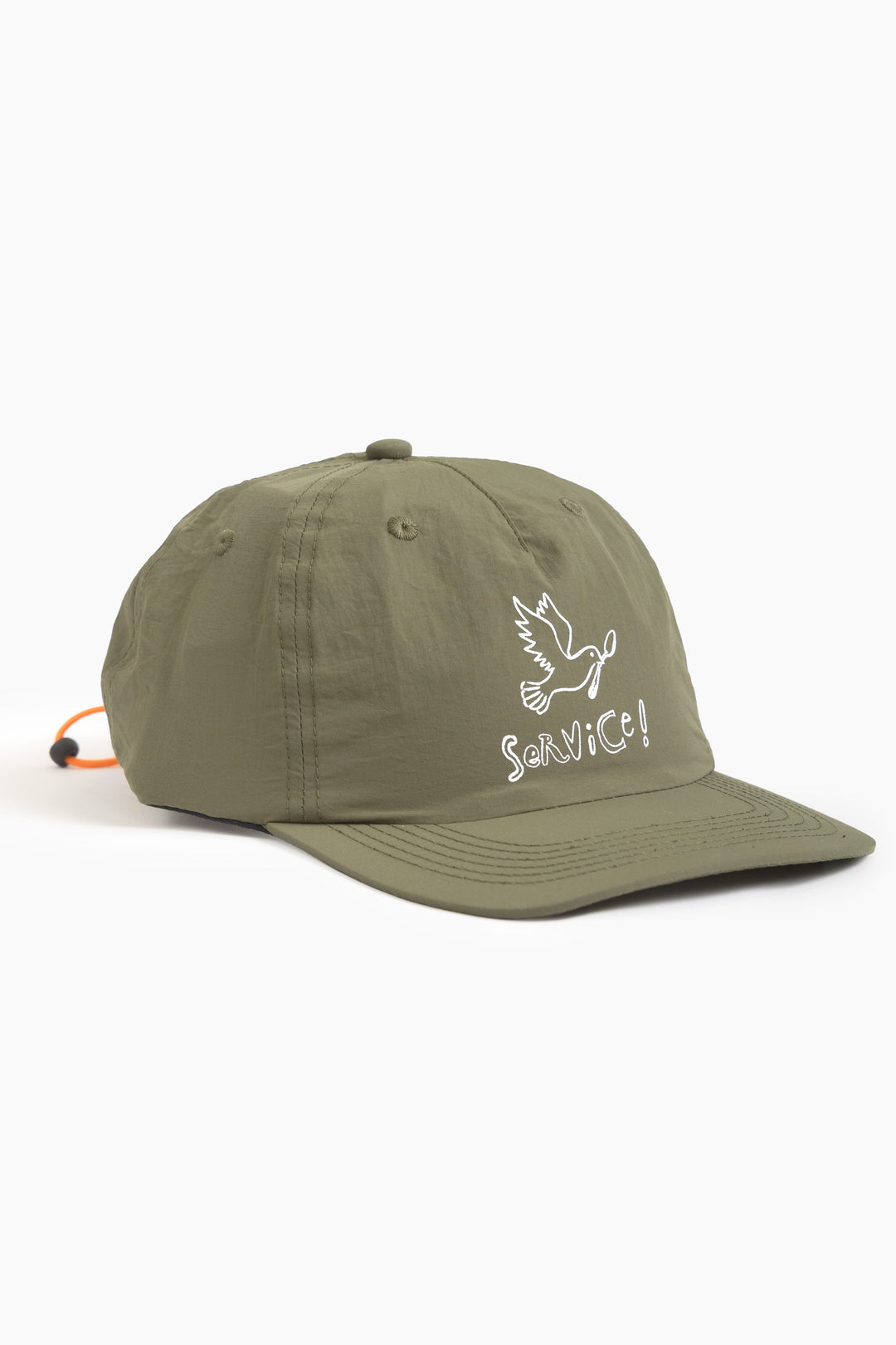 Nylon Dove Cap - Olive