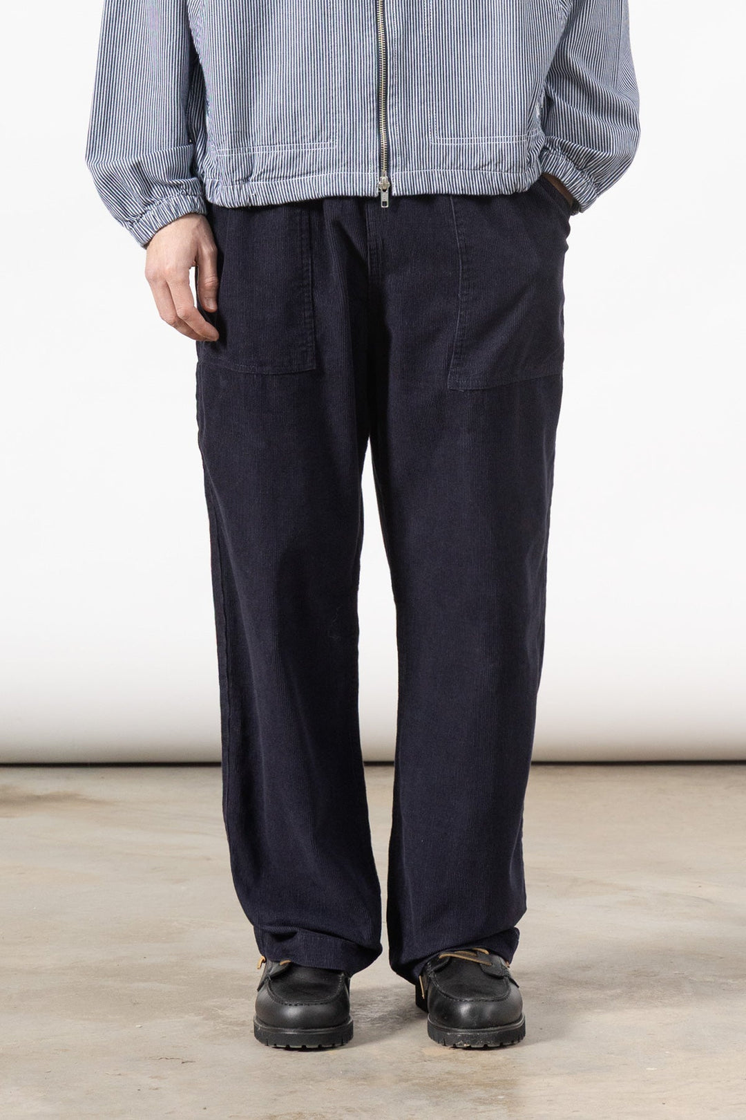 Fine Cord Chef Pants - Navy