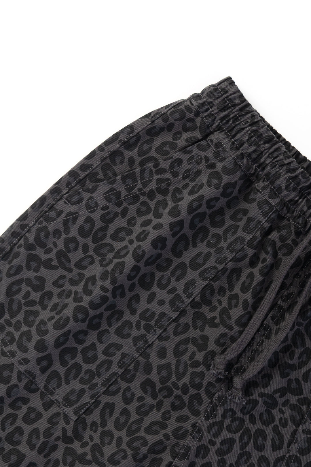 Patterned Chef Shorts - Black Leopard