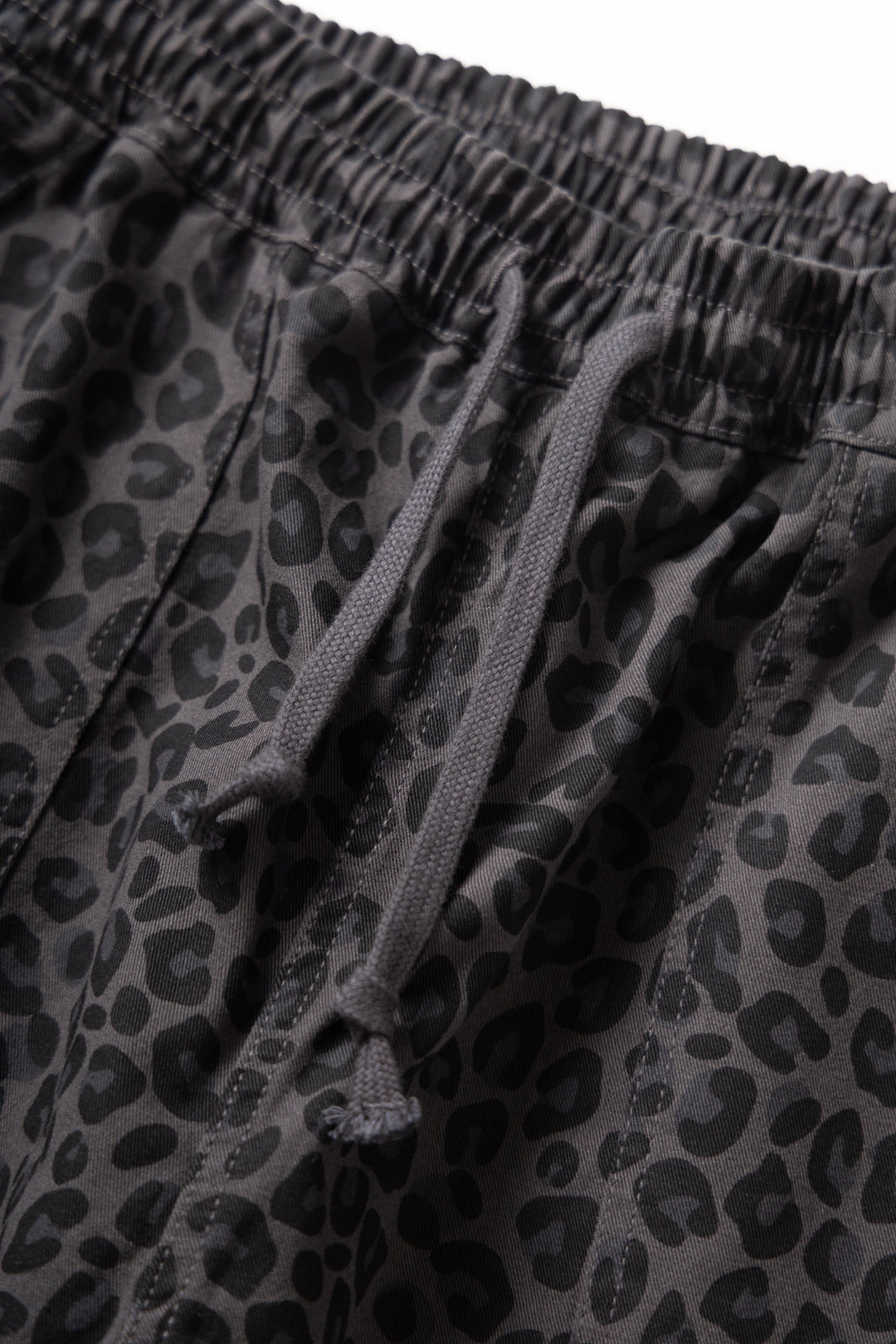 Patterned Chef Shorts - Black Leopard