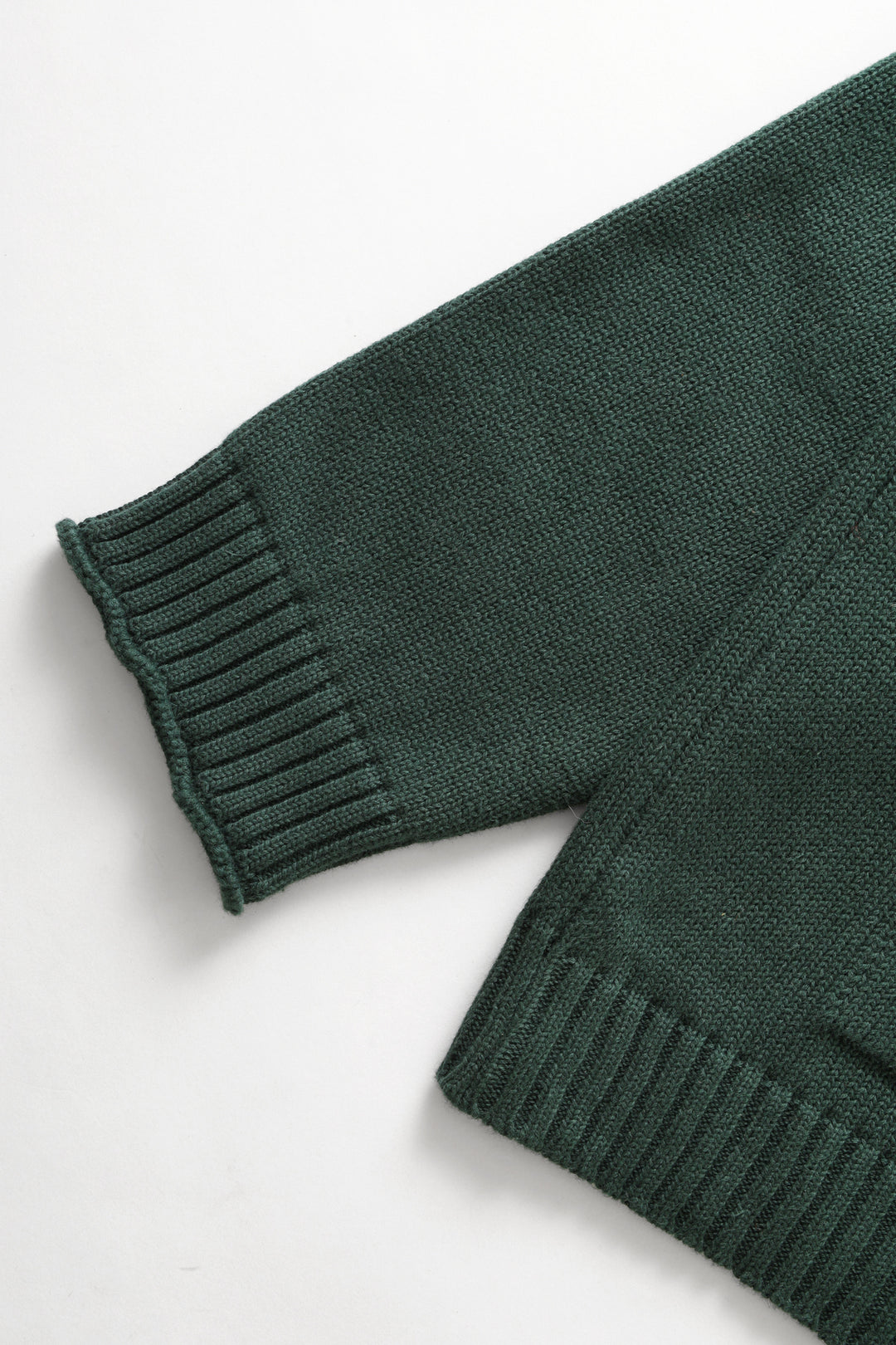 Mock Smock Sweater - Forest