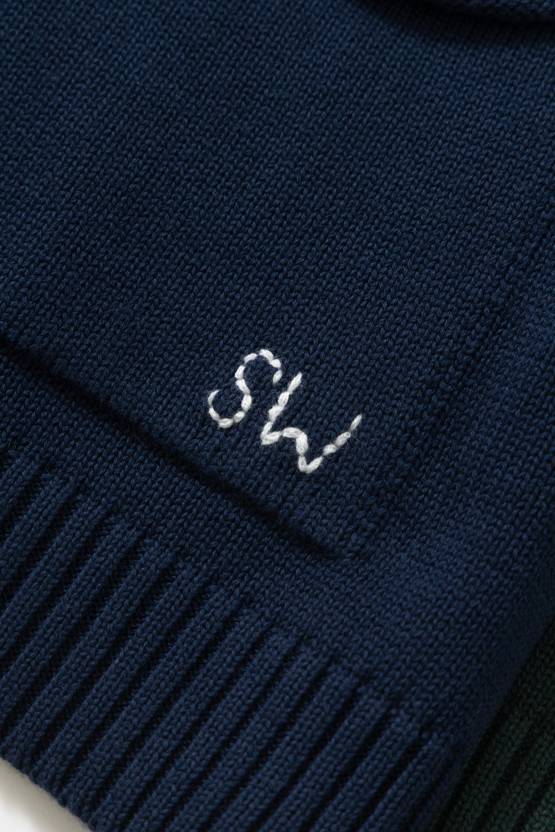 Mock Smock Sweater - Tricolour