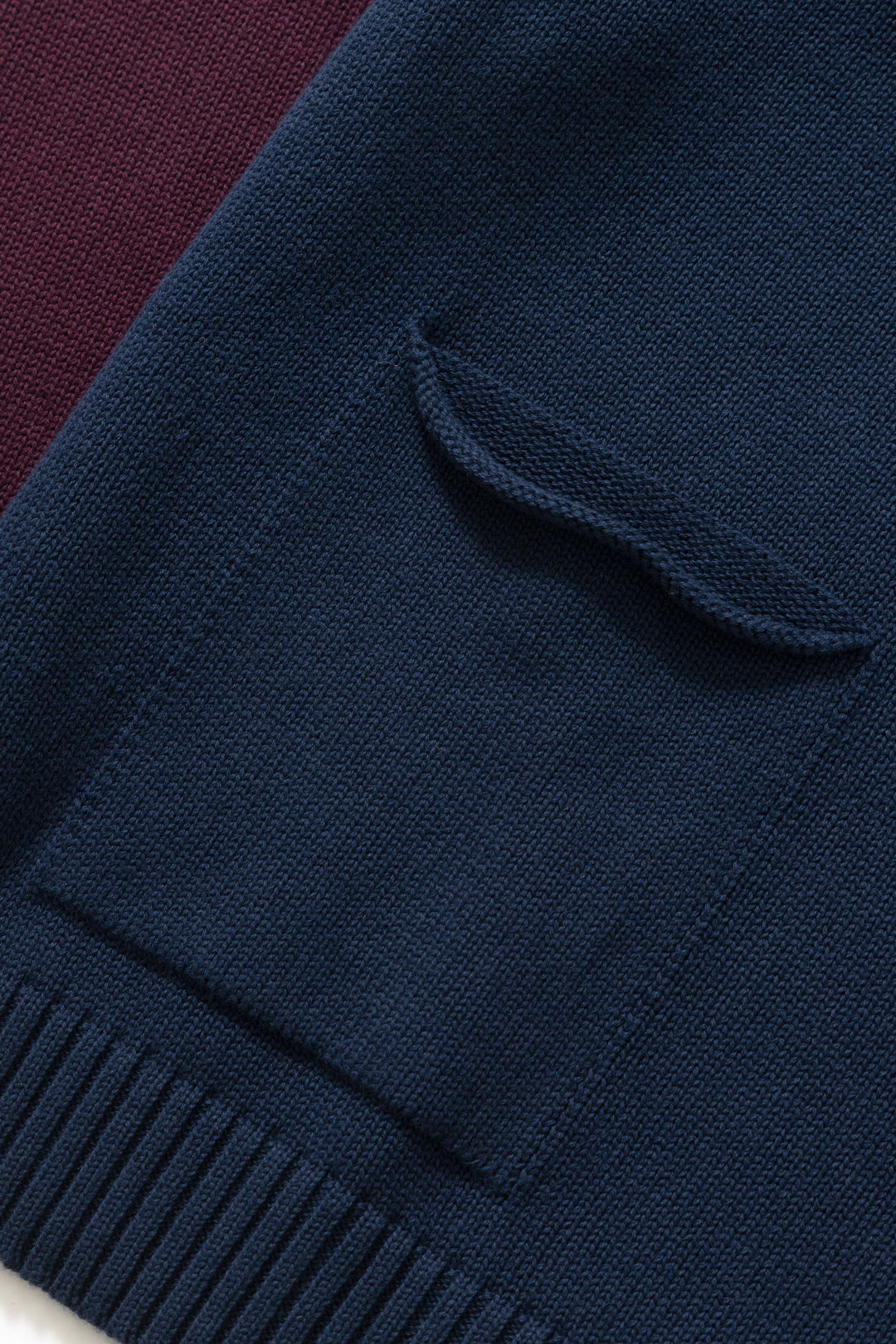 Mock Smock Sweater - Tricolour
