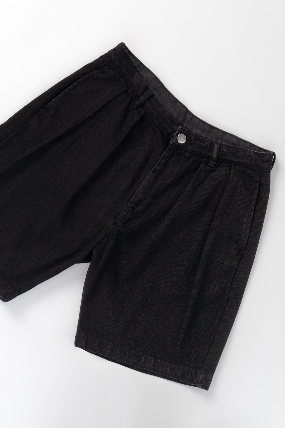 Denim Part Timer Shorts - Black
