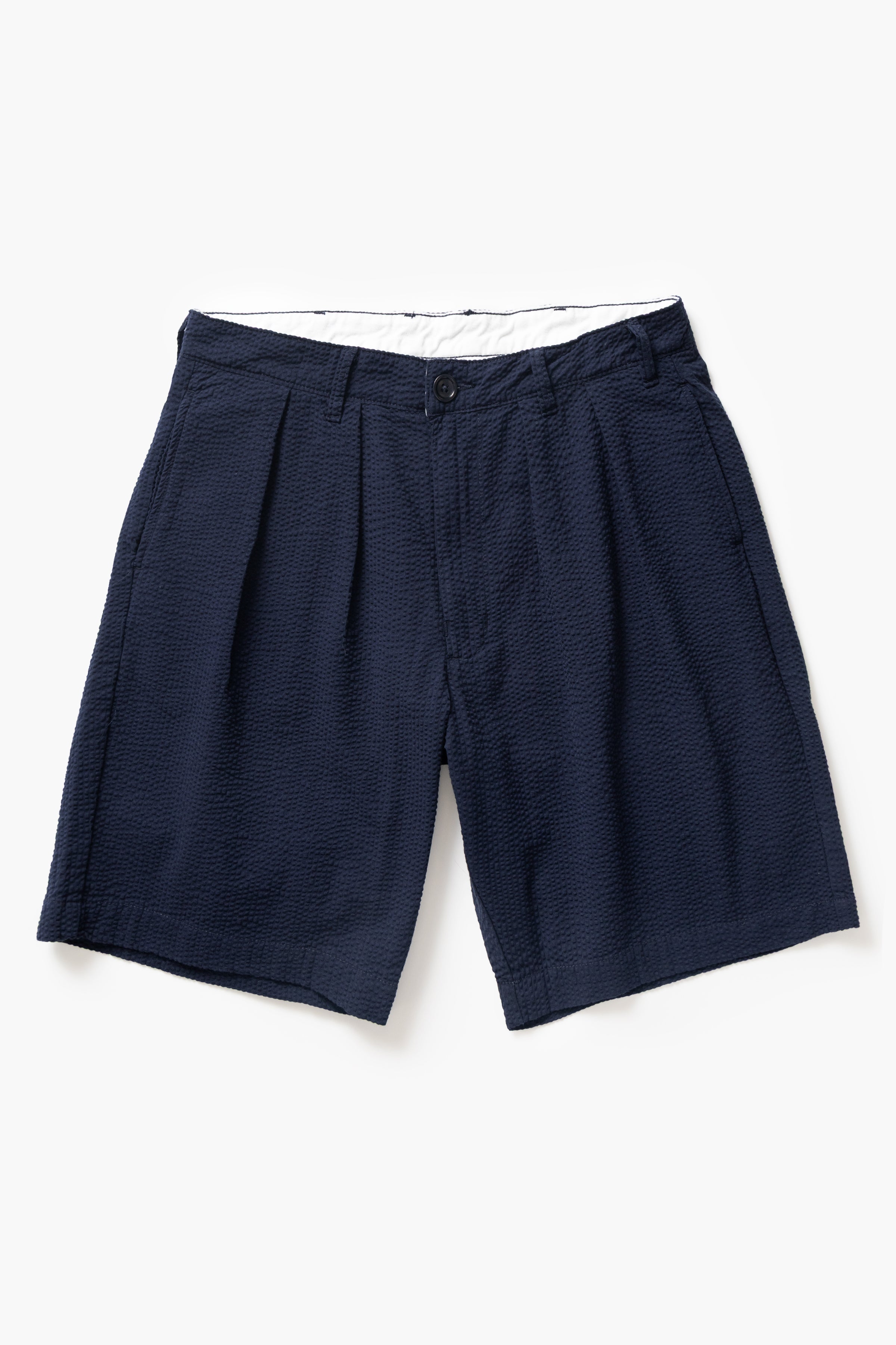 Service Works - Seersucker Part Timer Shorts - Dark Navy – Service