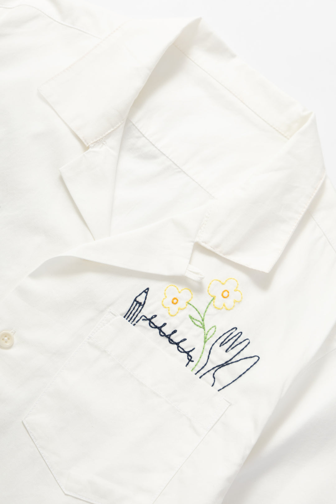 Light Twill Necessities Short Sleeve Shirt - Off White