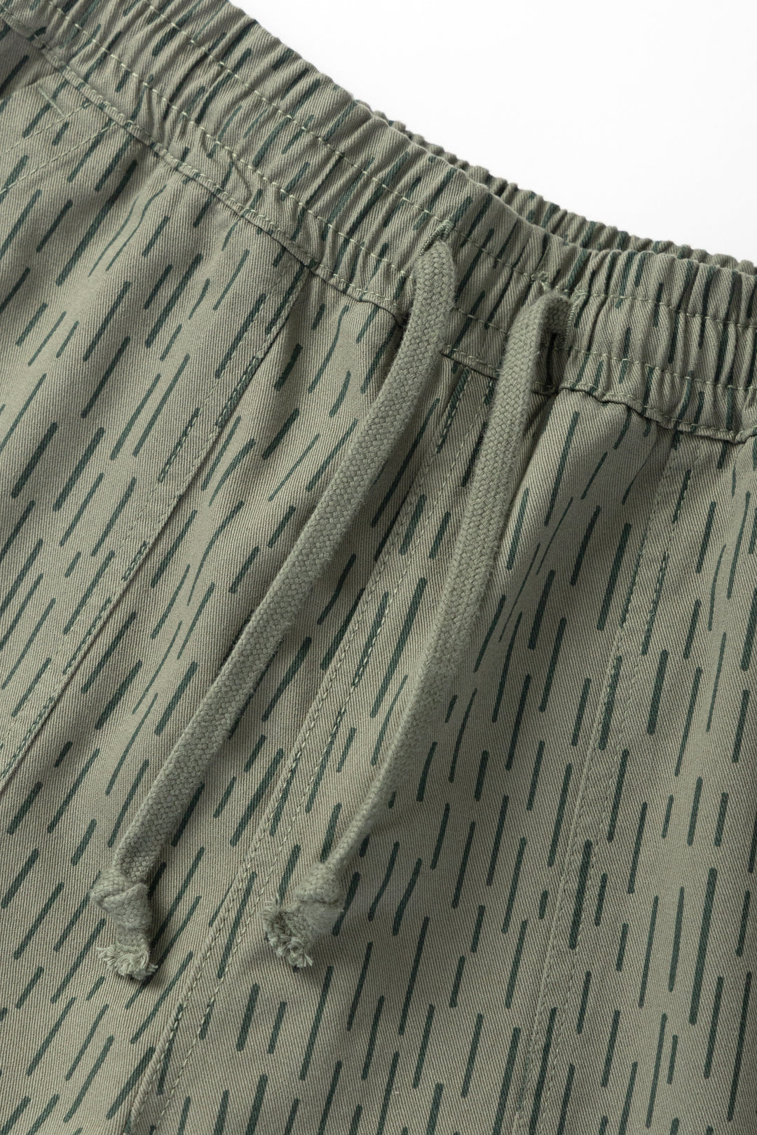 Patterned Chef Shorts - Raindrop Green