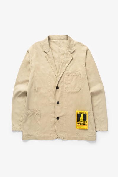 Drill Server Suit Jacket - Khaki – Service Works London