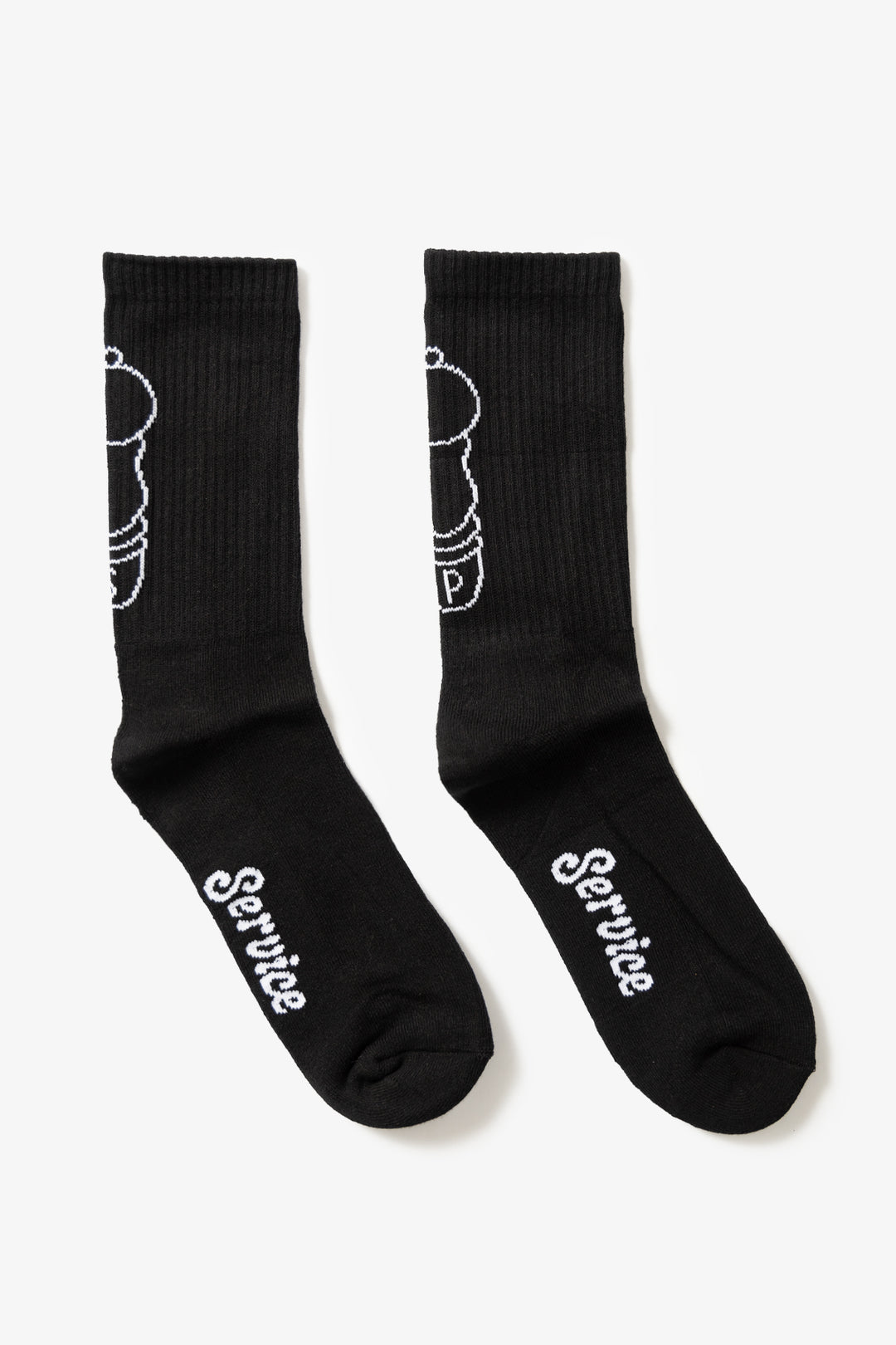 Salt + Pepper Socks - Black
