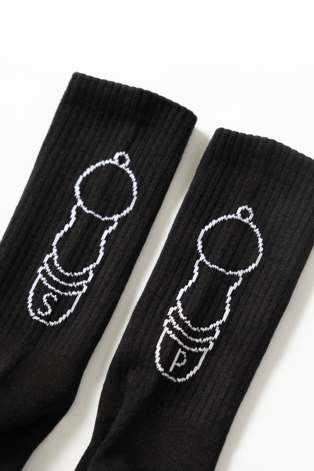 Salt + Pepper Socks - Black