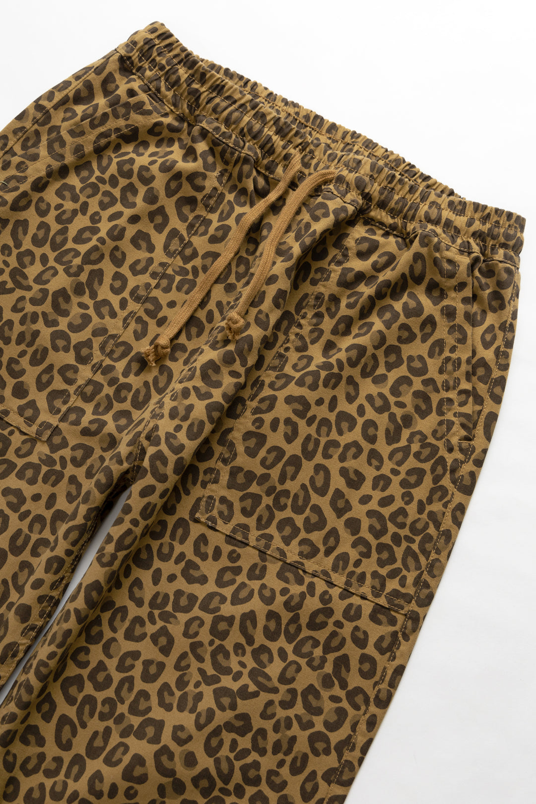 Patterned Chef Pants - Brown Leopard