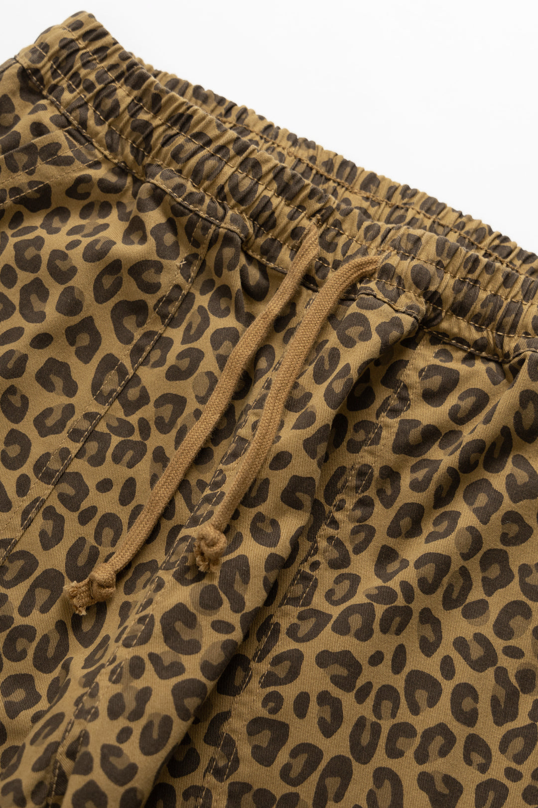 Patterned Chef Pants - Brown Leopard