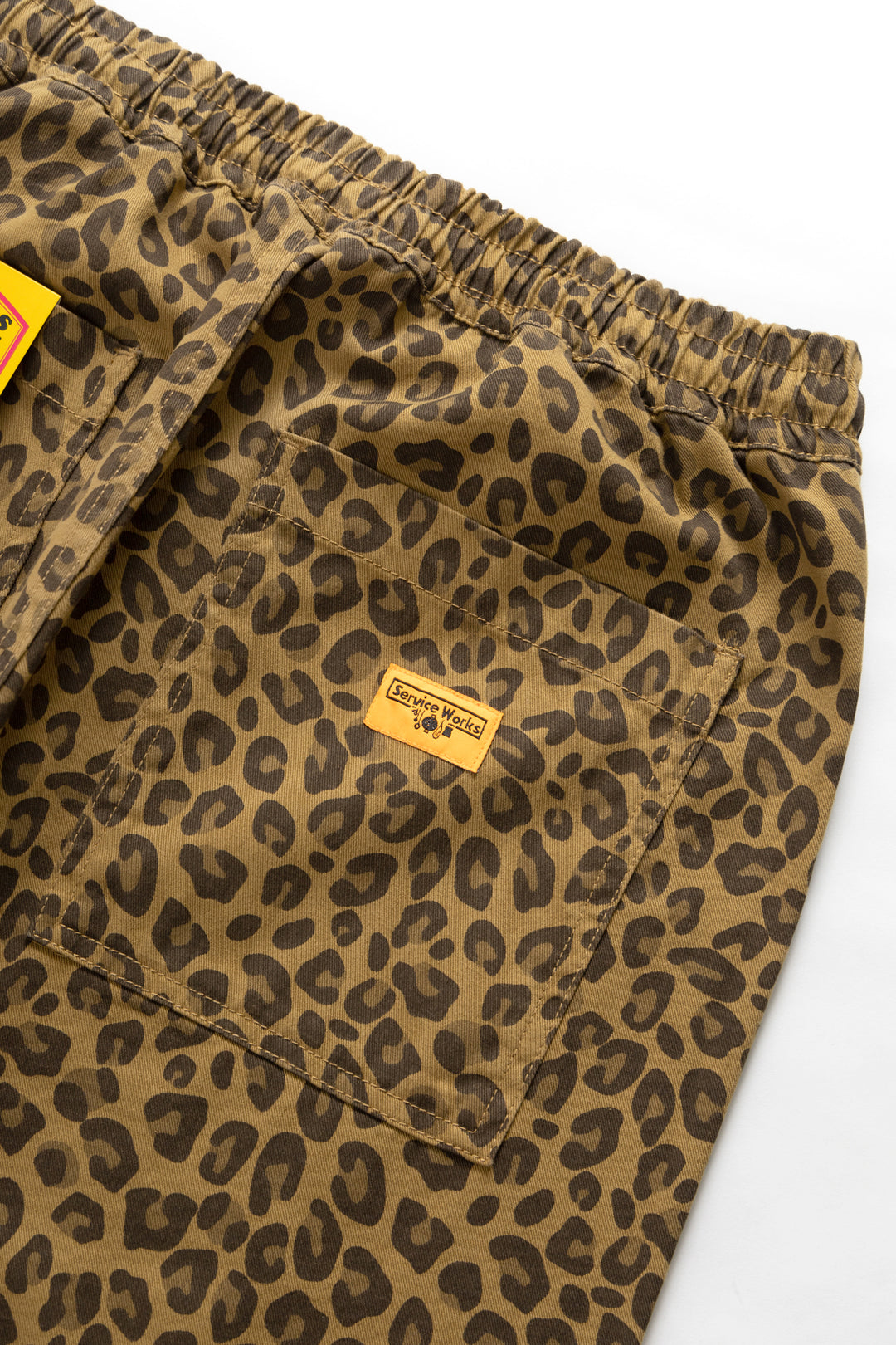 Patterned Chef Pants - Brown Leopard