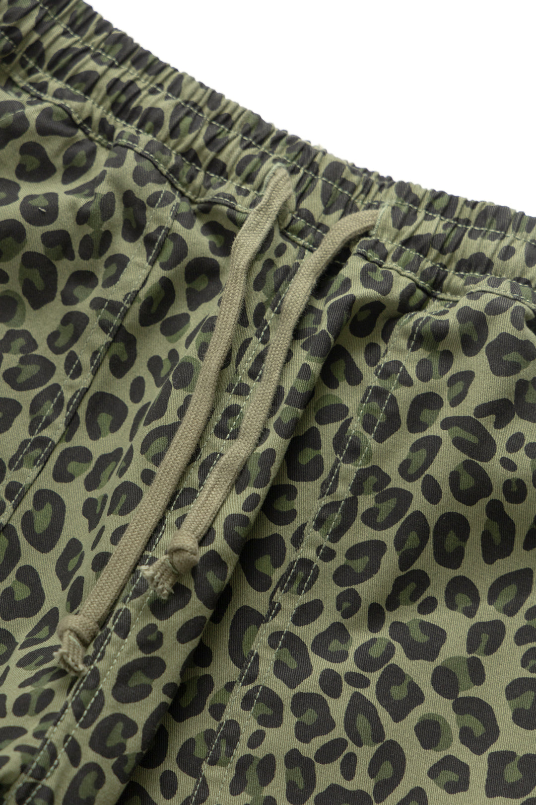 Patterned Chef Pants - Green Leopard