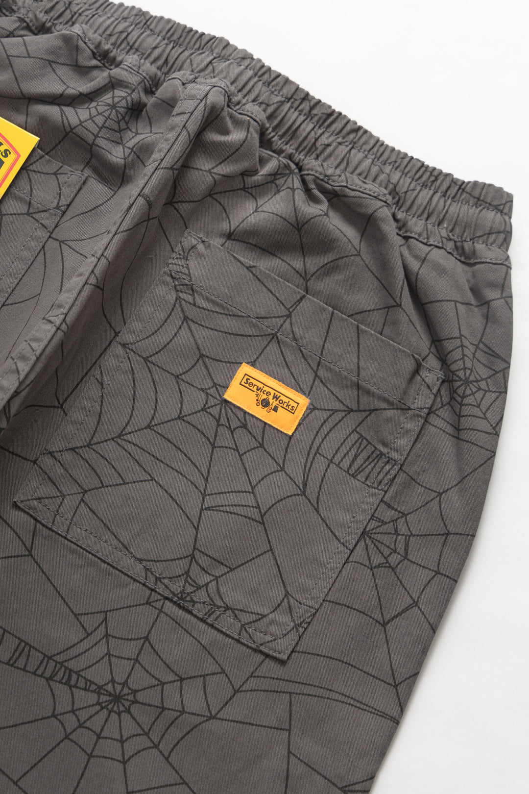 Patterned Chef Pants - Grey Web