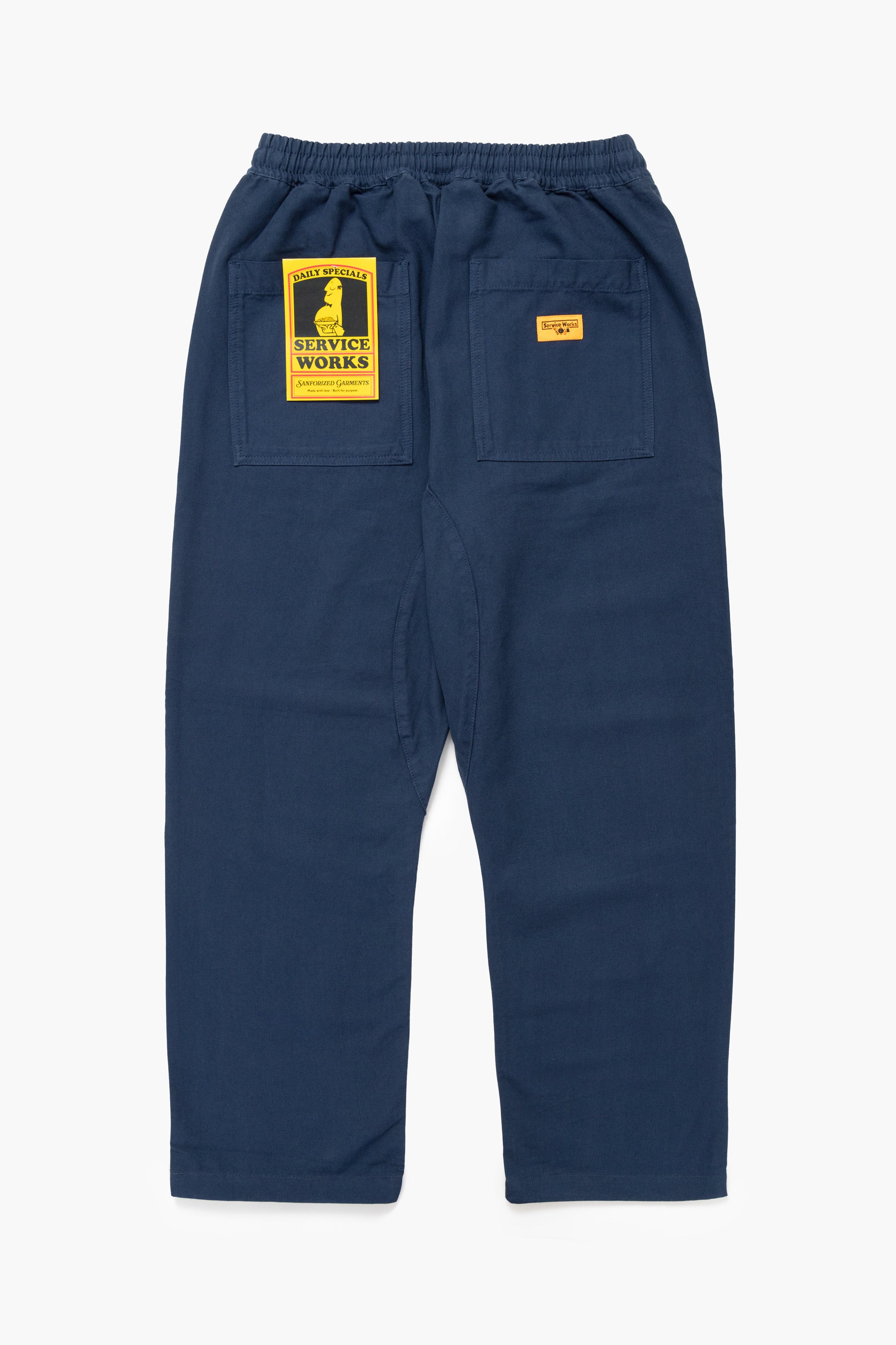 パンツ everyone polyester twill chef pants NAVY everyone polyester