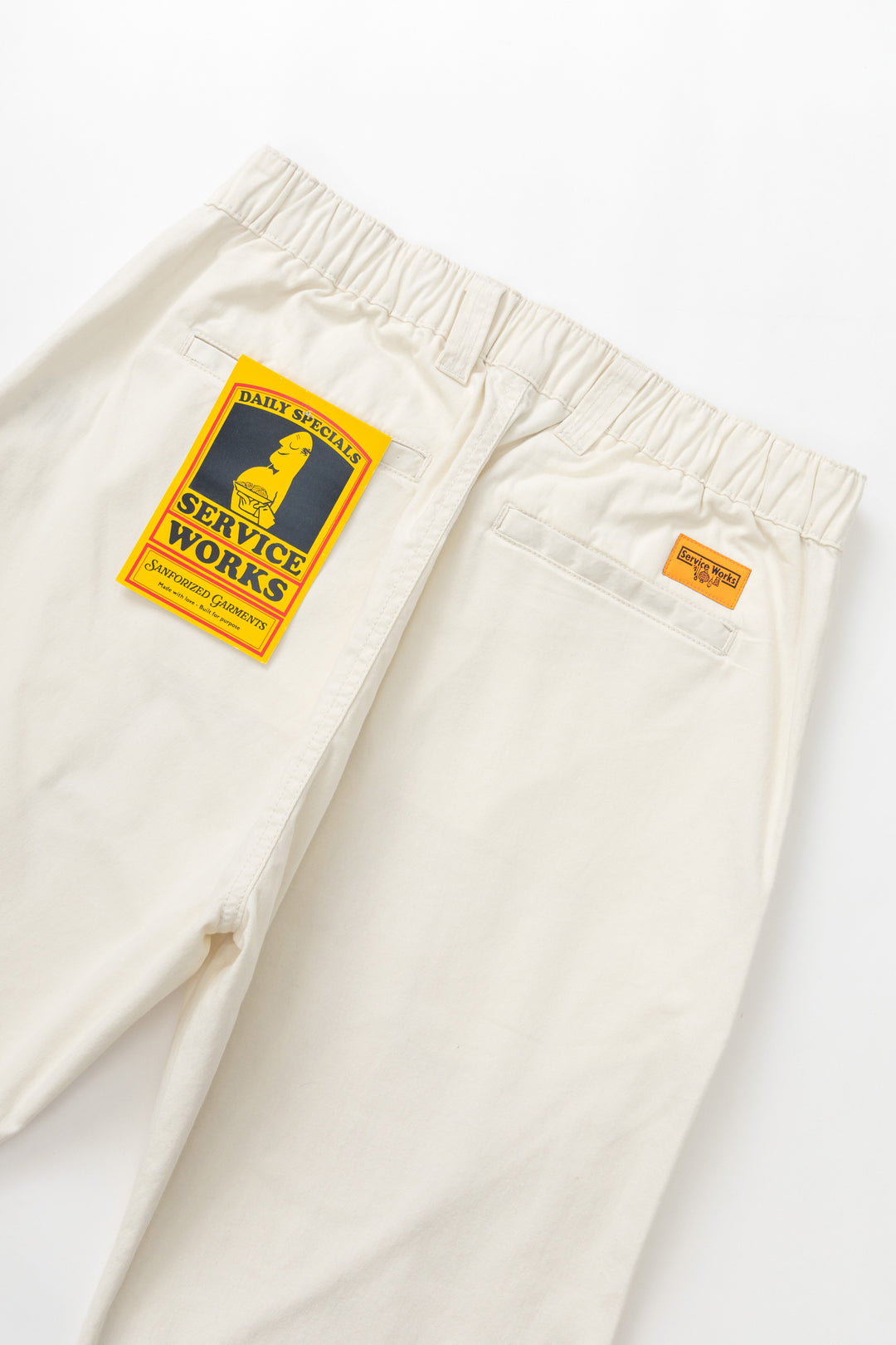 Twill Waiters Pant - Off-White
