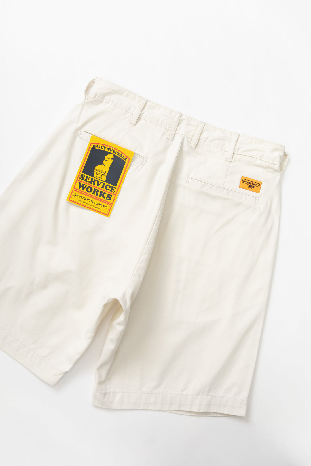Twill Part Timer Shorts - Off-White