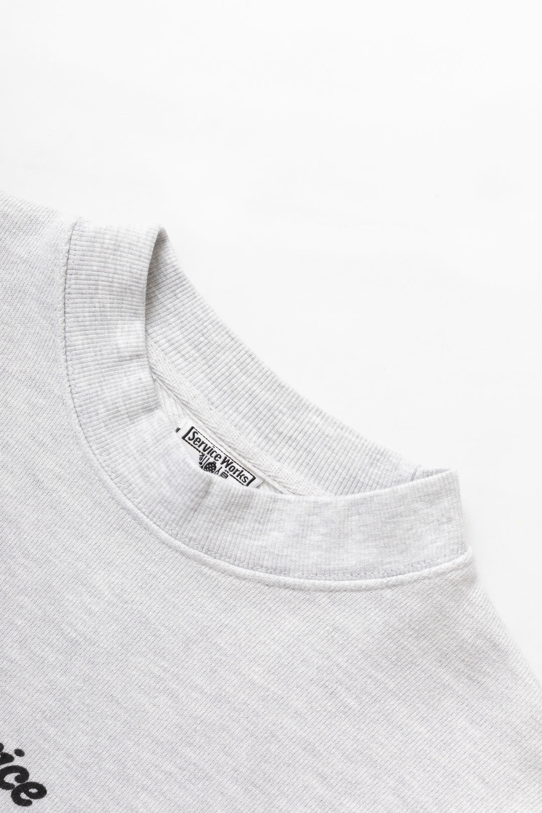 Service Logo Crewneck - Ash