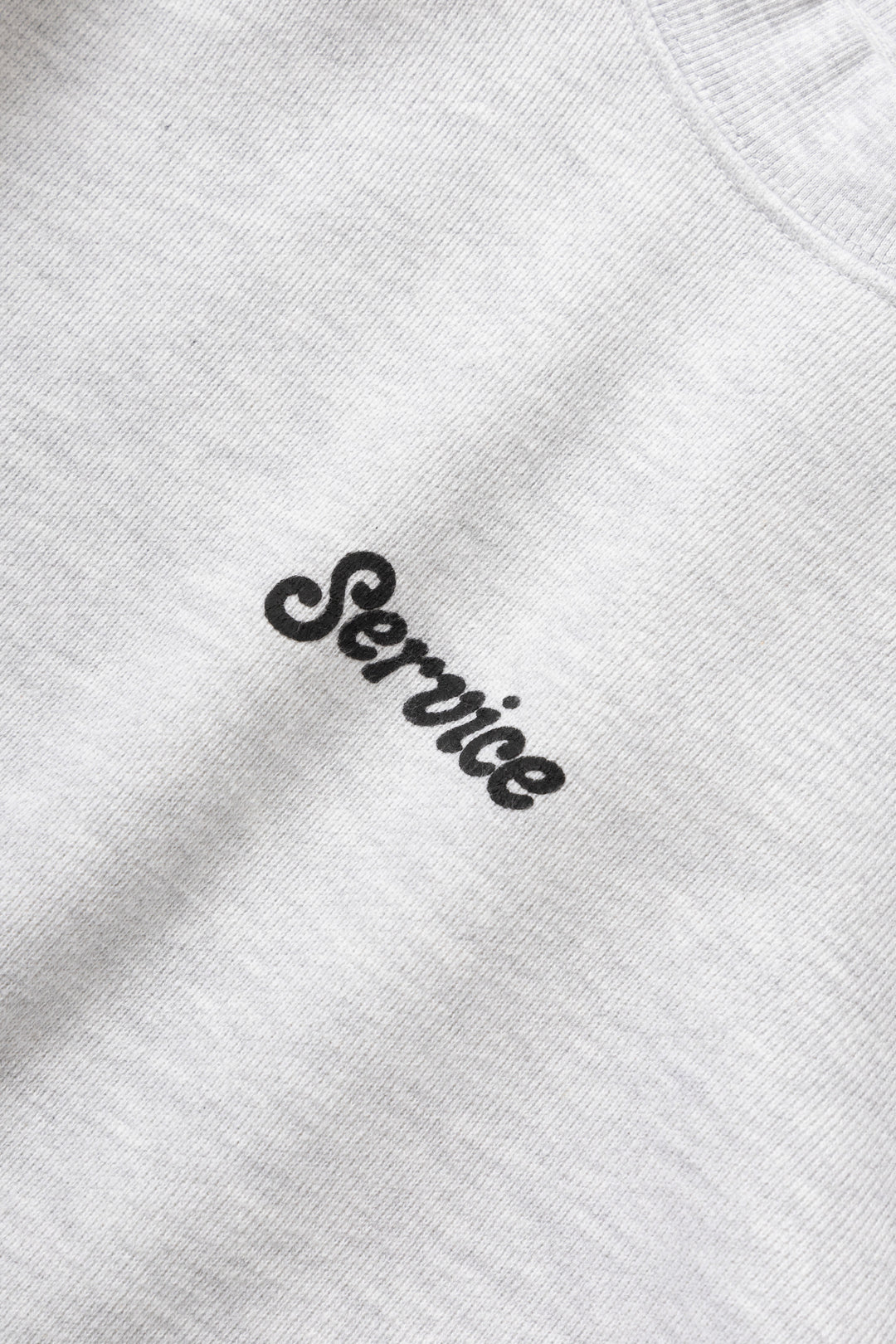 Service Logo Crewneck - Ash