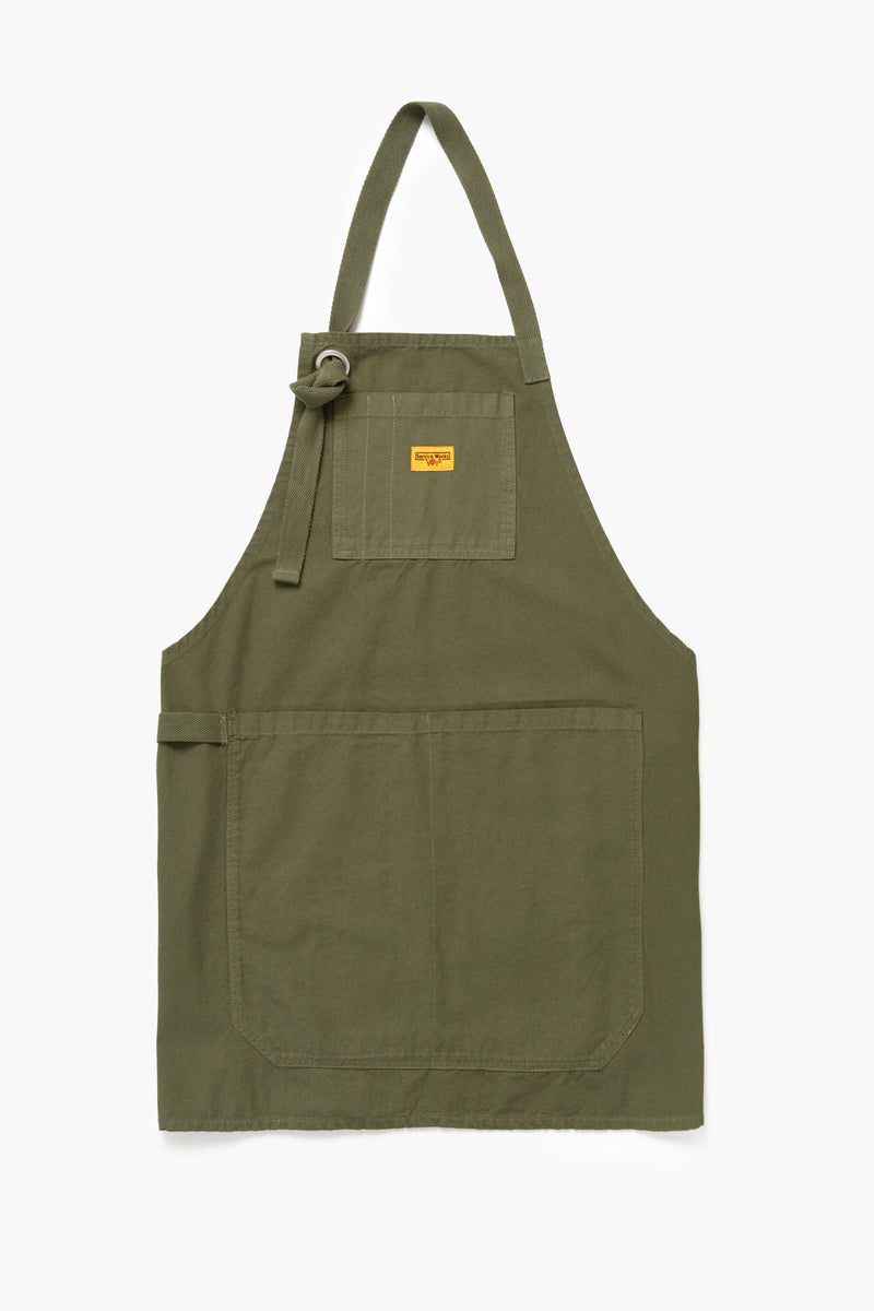 Canvas Apron - Olive