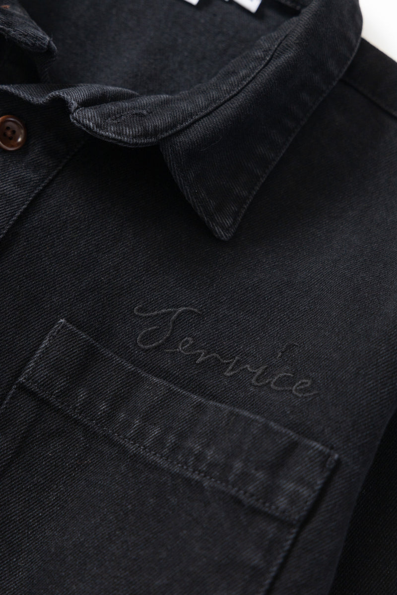Denim Script Popover - Dark Wash – Service Works London