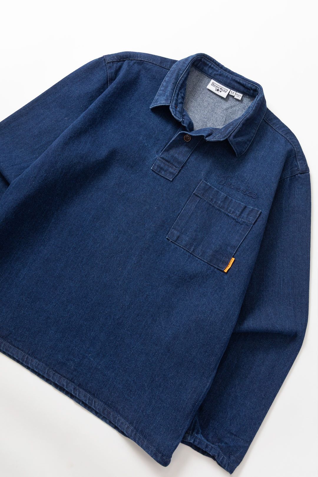 Denim Script Popover - One Wash