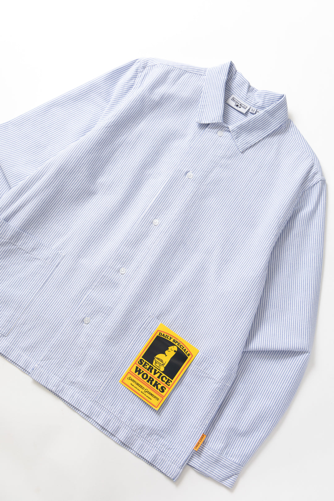 Waiter Shirt - Oxford Blue Stripe