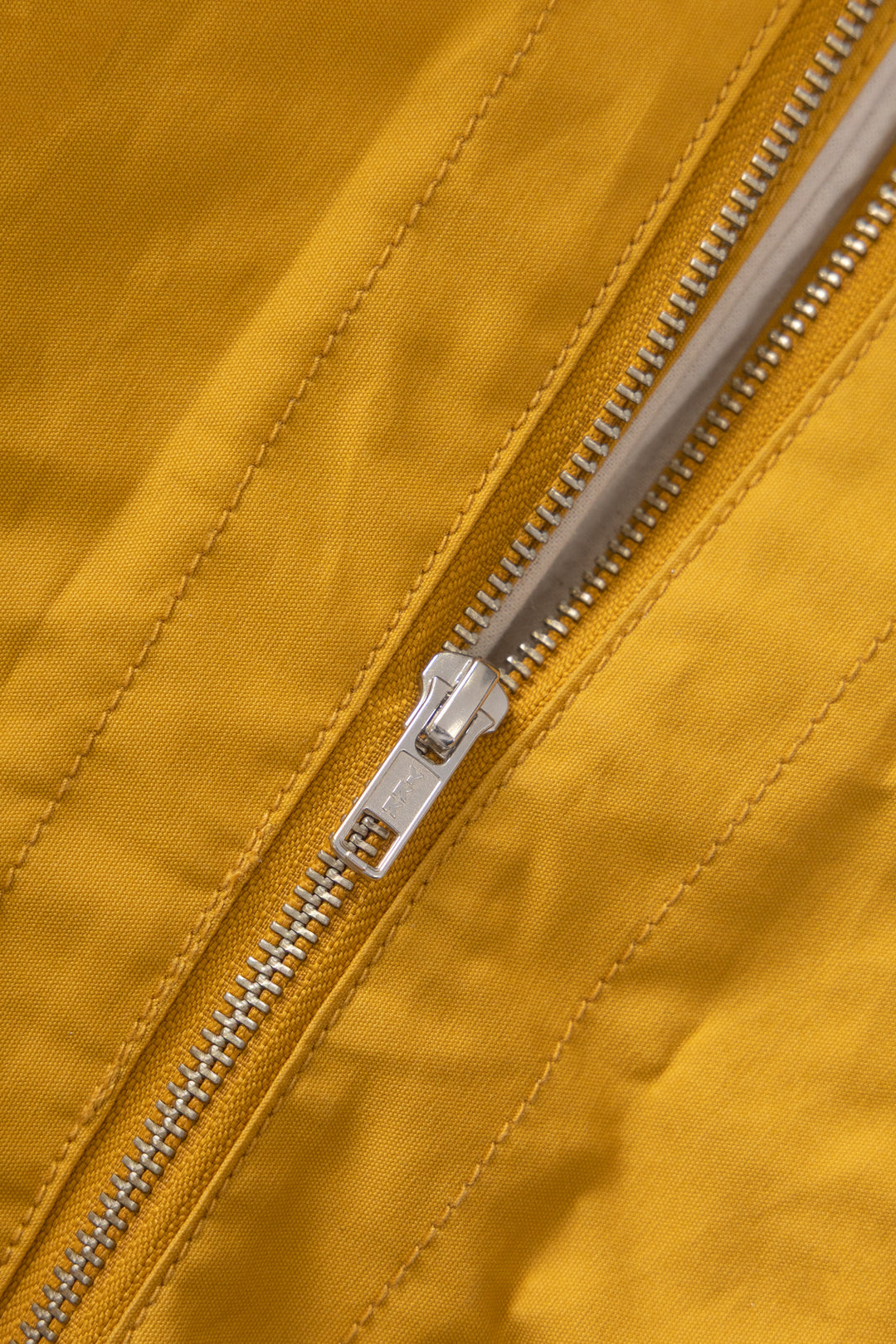 Waxed Cotton Tote Bag - Ochre