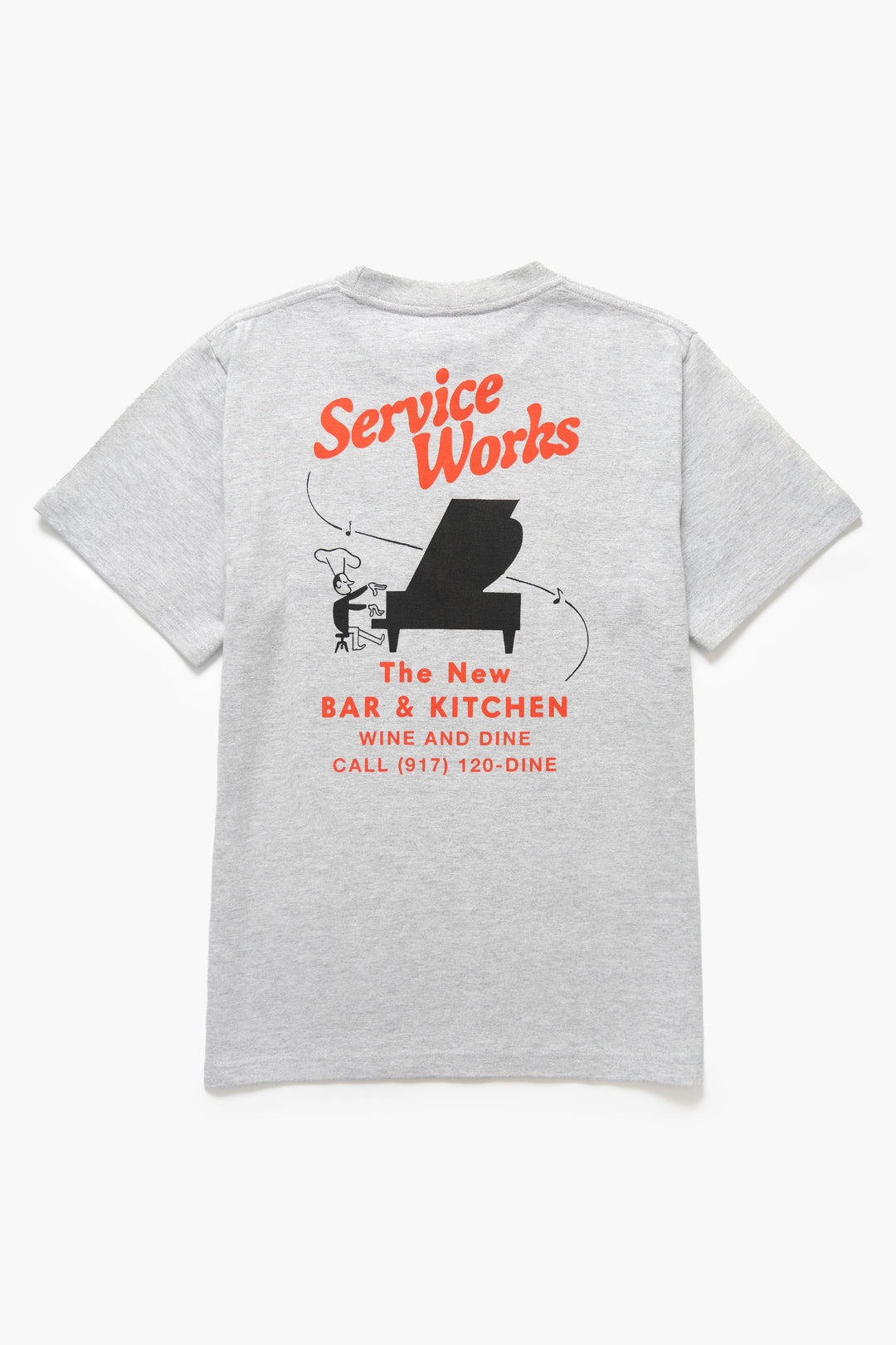 Bar & Kitchen Tee - Heather Grey