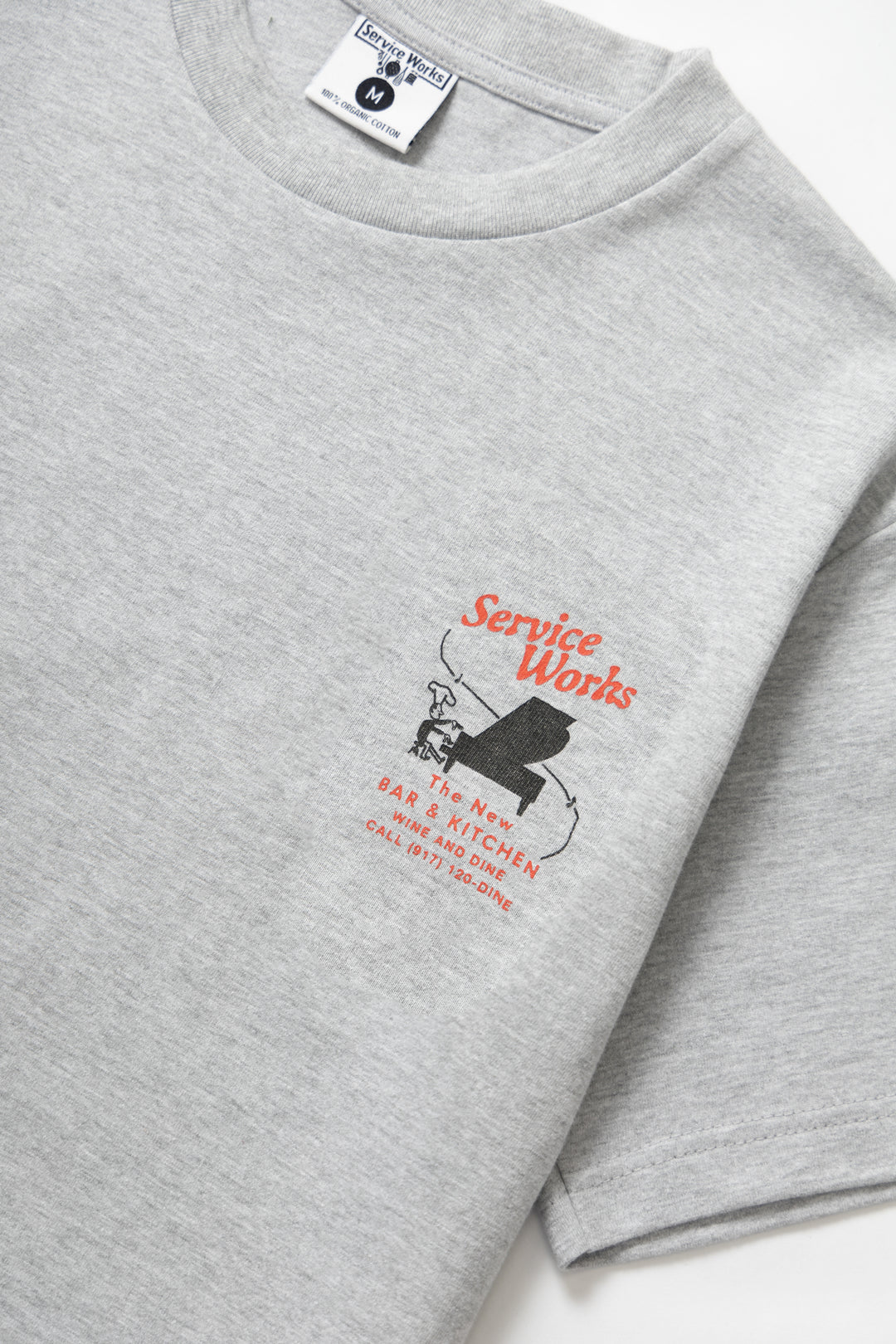 Bar & Kitchen Tee - Heather Grey