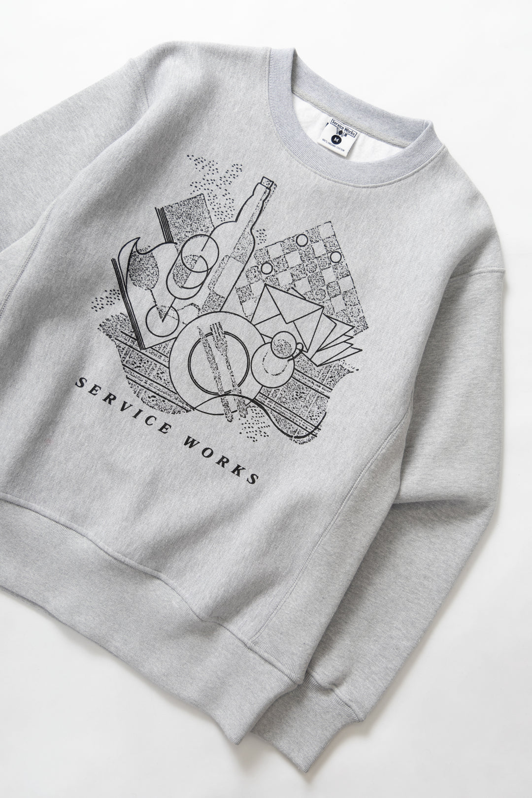 Frequent Flyer Crewneck - Heather Grey